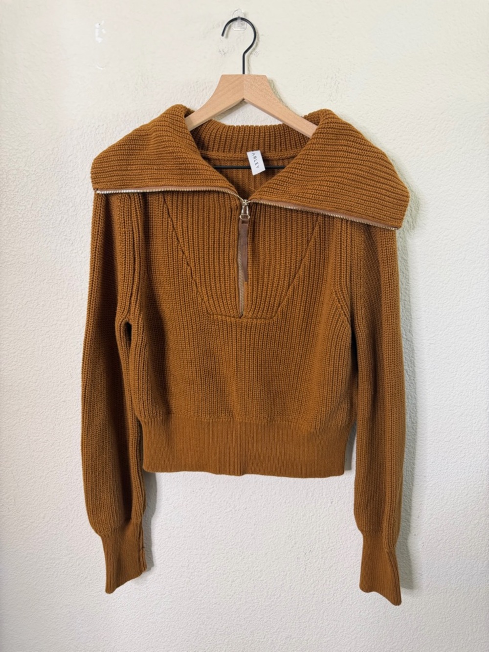 Anthropologie Varley Mentone Quarter Zip Pullover Womens Size XS - Picture 4 of 9